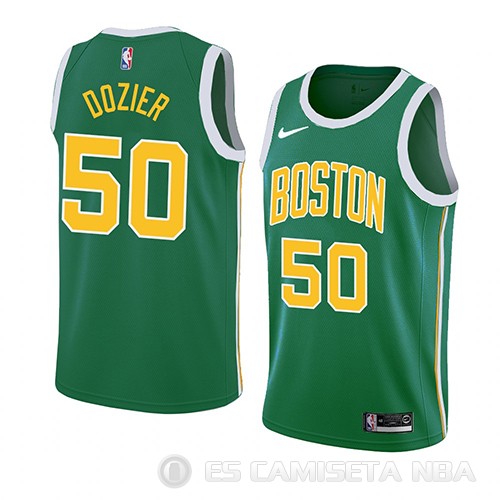 Camiseta P.j. Dozier #50 Boston Celtics Earned 2018-19 Verde - Haga un click en la imagen para cerrar